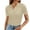 apricot, variant on Womens Short Sleeve Shirt Tops Fashion Summer T Shirts