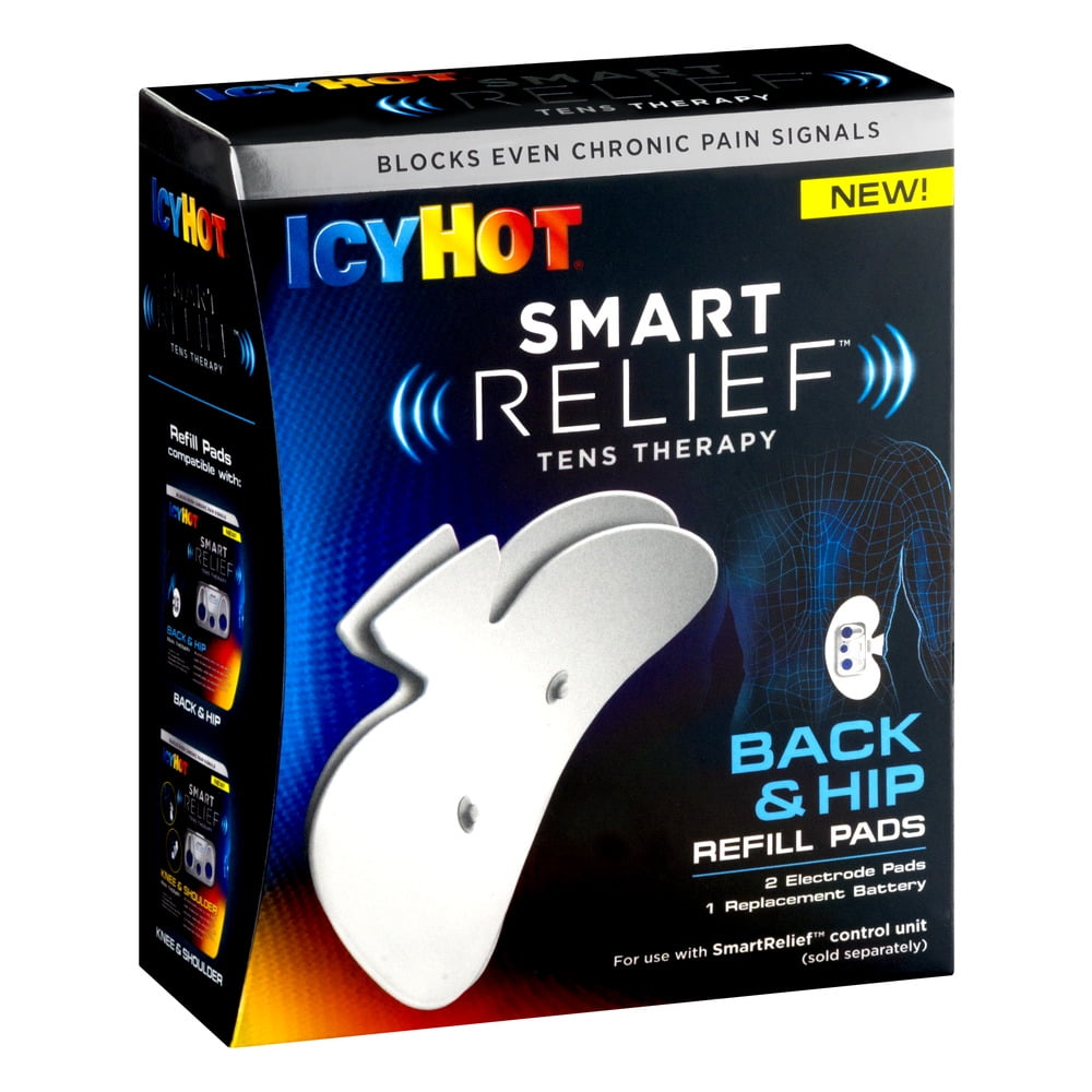 Icy Hot Smart Relief Tens Therapy Back & Hip Refill Pads - 2 CT