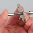 thumbnail image 3 of Miangastore 4pcs Spring Latch Metal Bolts Plunger Latches Spring Loaded Locking Pin Bed Fastening Fittings Crib Cabinet Plunger Latches Window Screen Repair Accessories, 3 of 8