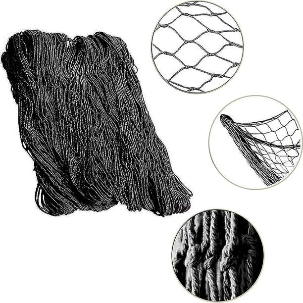 Nvzi Cotton Fishing Net Decorative 79 Inch Beach Themed Decor Home Bedroom  Party Wall Decoration Fish Netting Decorative, Black