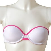Mesh Convertible Underwire Bra With Clear Straps