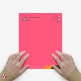 thumbnail image 3 of 11 x 17" Plasma Pink Color Paper Smooth, for School, Office & Home Supplies, Holiday Crafting, Arts & Crafts | Acid & Lignin Free | Regular 24lb Paper - 1 Ream of 500 Sheets, 3 of 6