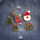 thumbnail image 5 of Sonducket Broche Atmósfera Artículos necesarios Hermoso ramillete Durable Lindo Muñeco de nieve Adorno Aspecto exquisito Aleación Navidad Accesorios de disfraces C1136-3 Sonducket AP009479-03, 5 of 6