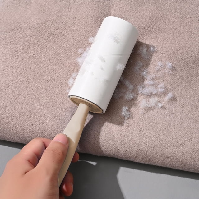 Rodillo de Papel Desprendible para Pelo de Mascotas, Ropa, Alfombras y Muebles. Removedor de Pelusa Portátil con Cepillo. Rodillo Desprendible para El Cabello. Removedor de Pelo Portátil.