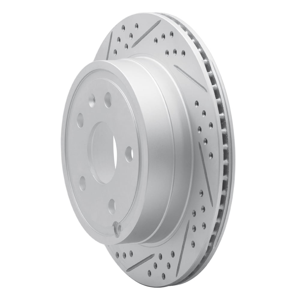 Dynamic Friction Company 830-48058L DFC Geoperformance Rotor - Drilled and Slotted