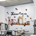 thumbnail image 3 of Kitchen Wall Stickers Fun Design Cook Utensils Home Decoration Restaurant, 3 of 10