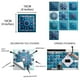 thumbnail image 3 of 1 Juego De 10 Piezas De Adhesivos De Azulejos De Cristal 3D Para Decorar Paredes, 3 of 8