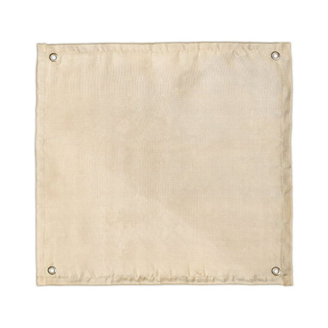 Langgg Camping Résistant au Feu Tapis en Fibre de Verre Ignifuge Couverture Chiffon Portable Randonnée Barbecue Escalade Chauffe Tampon d'Isolation 45x45cm 56x60cm