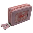 thumbnail image 6 of Marshal Wallet RFID Blocking Accordion Pocket Unisex Card Wallet, Light Pink, 6 of 66