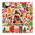 thumbnail image 3 of Christmas Stickers Self-Adhesive Christmas Tree Santa Reindeer Labels for Xmas DIY Gifts Craft Christmas Decorations Party Supplies Gift Box Tags 50PCS, 3 of 9