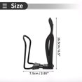 thumbnail image 4 of Unique Bargains Bike Bottle Cage Rack Adjustable Aluminium Alloy Drinks Holder Black, 4 of 7