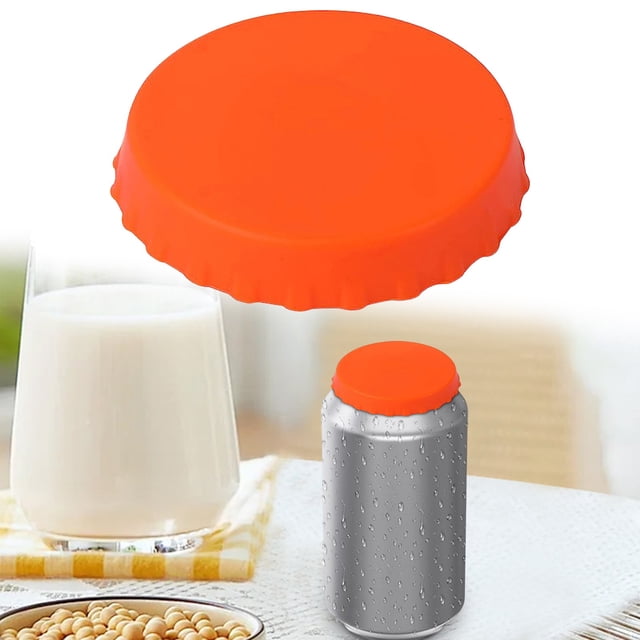 1 Pce Couvercles de Canettes en Silicone Réutilisables Couvercles de Canettes en Silicone Couvercles de Pots en Silicone Embouts de Canette Couvercles de Canettes en Silicone Réutilisables Bouchon et Protecteur pour Bière Boisson Jus S