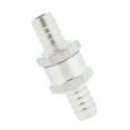 thumbnail image 1 of LOVIVER 12mm/0.47inch Fuel Non Return Way Check Valve Petrol Aluminium High Quality, 1 of 7