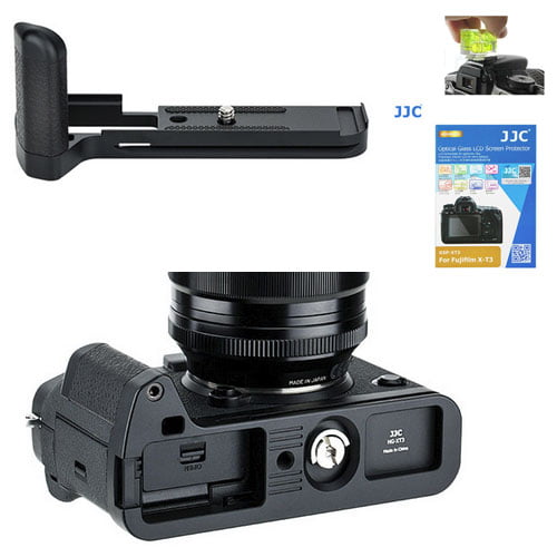 JJC HG-XT3 Camera Hand Grip for Fujifilm X-T3 and X-T2 + LCD Protector + - Walmart.com