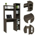 thumbnail image 3 of Pemberly Row Contemporary Desk Engineered Wood Desks in Gray, 3 of 8