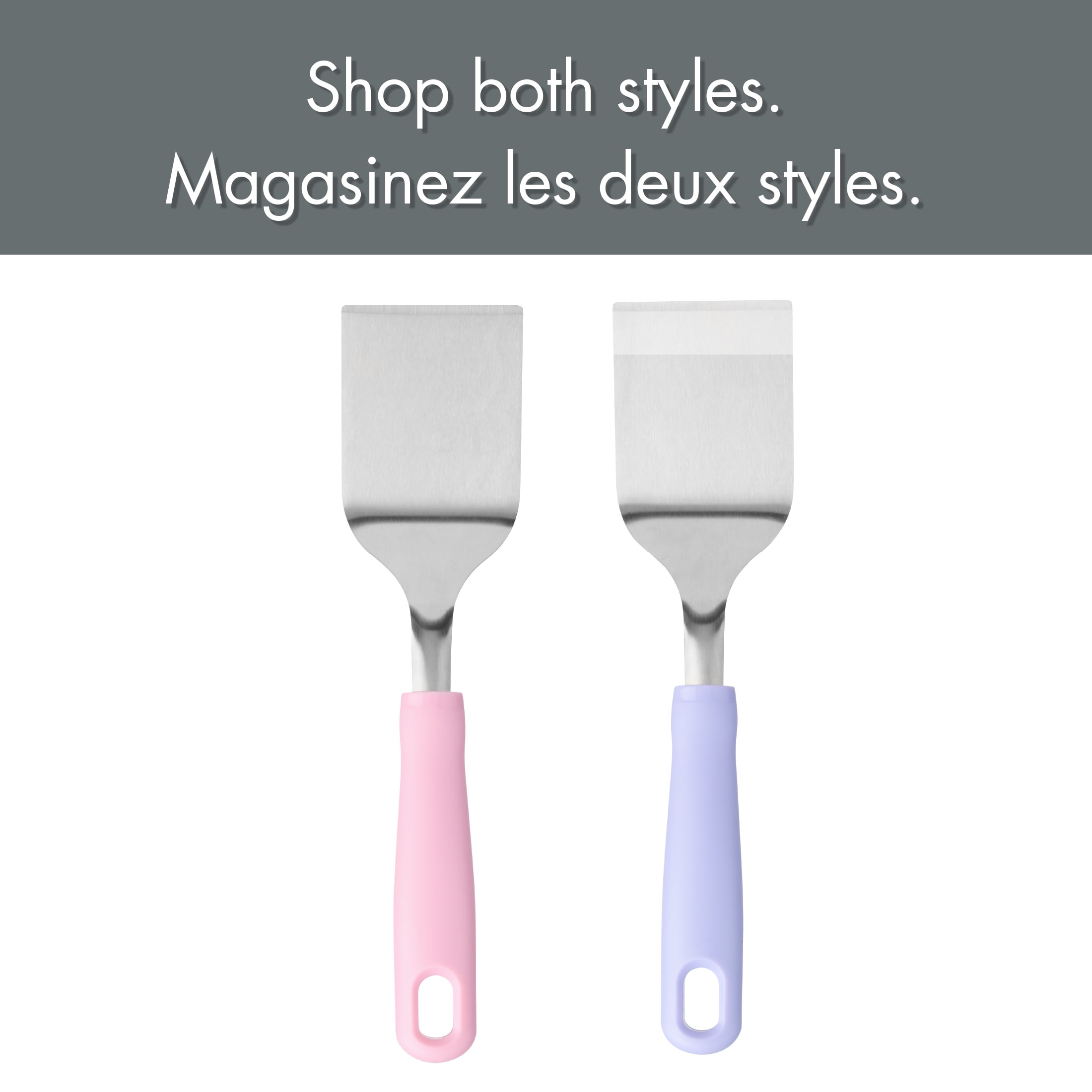 Way to Celebrate Stainless Steel Dessert and Brownie Spatula in Soft Purple, Easter Baking Tool