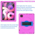 thumbnail image 2 of Allytechgroup Kids Case for iPad Pro 11 Inch 2022/2021/2020/2018/ iPad Air 4/5th 2020/2022 10.9" Tablet, Heavy Duty Shockproof Rugged Case with Shoulder Strap Kickstand Hand Strap, Rose, 2 of 9