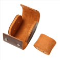 thumbnail image 5 of 3X Estuche de Viaje con Rollo de Reloj de 1 Ranura, Vitrina Portátil de Vintage para Relojes, Caja de Almacenamiento para Relojes, Organizadores de Relojes, Marrón M, 5 of 5