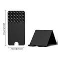 thumbnail image 3 of HonestMatter Flexible Phone Stand, Silicone Foldable Phone Holder with Suction Cups, Portable Lazy Holder for Bed Travel Desk, Black, 3 of 6