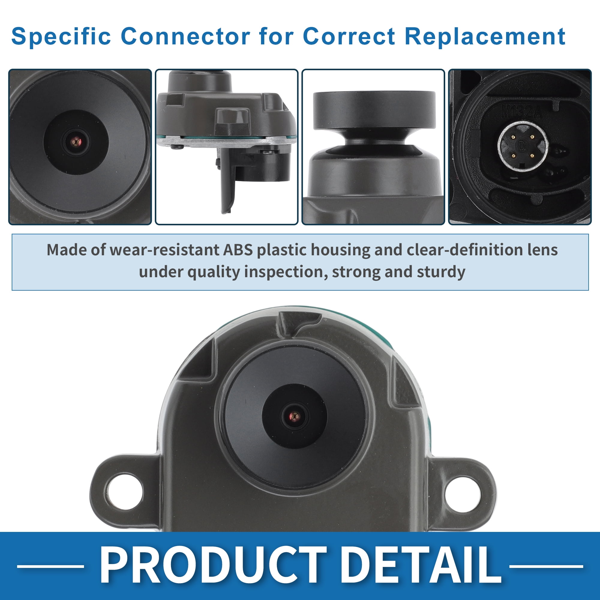 Unique Bargains Front View Camera for BMW 3 4 5 6 7 Series X5 X6 M3 M4 M5 M6 Park Assist
