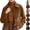 Khaki, variant on WAGUTH Vintage Faux Suede Cropped Jackets for Women Long Sleeve Lapel Zip Up Casual Short Jacket Elegant Fall Street Outerwear