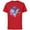 Red, variant on Marvel Spidey and His Amazing Friends Glow Webs Glow Icon - Short Sleeve Cotton T-Shirt for Adults - Customized-Royal Heather