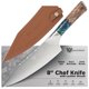 thumbnail image 1 of Cuchillo de chef Dalstrong Valhalla de 8" con mango de acero premium, 1 of 7