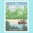 thumbnail image 2 of Junior's Jungle Cruise Visit the Amazon  Racerback Tank Top Cancun X Small, 2 of 4