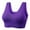 Dark Purple, variant on LYMAYTER Women Seamless Fitness Bras Contoured Support Wire-Free Yoga Gym Workout Bra