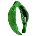 thumbnail image 1 of Diadema FROG SAC con lentejuelas verdes del Día de San Patricio para niñas, 1 of 9