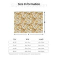thumbnail image 5 of Yiaed Retro 70s 60s Flower Print Blanket Throw Blanket Soft Cozy Flannel Blanket for Home Bed Sofa Couch Chair-50"x40", 5 of 6