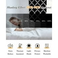 thumbnail image 6 of Fsddascl Black Morocco Blackout Curtains for Bedroom/Living Room, Thermal Insulated Kitchen Curtains, Boho Modern Minimalist Abstract Geometric Grommet Darkening Window Treatment Drapes 42"x54"x2, 6 of 8