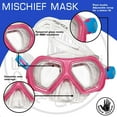 thumbnail image 3 of Body Glove Aquatic Mischief Kids Mask and Snorkel Combo For Snorkeling, Diving, and Swimming, 3 of 4