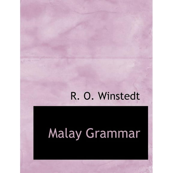 Malay Grammar (Paperback)