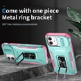 thumbnail image 2 of Allytech Shockproof Back Case for Apple iPhone 11, Military Grade Protective With Ring Holder Stand Compatible with Car Mount Anti-slip Hybrid Rugged Bumper Phone Cover for Men Boys -Green, 2 of 8