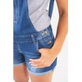 thumbnail image 6 of Skylinewears Women Denim Dungarees Shorts Plain Denim Jumpsuit with Pockets Ladies Casual Short Bib Overalls Summer Relax Fit One Piece Jeans Shorts for Women, 6 of 6
