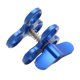 thumbnail image 3 of Seitruly Mariposa Buceando Abrazadera Triple Junta de Rótula Brazo Soporte Adaptador para Accesorios de cámara y óptica Azul, 3 of 8