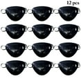 thumbnail image 2 of Halloween Eye Patch Plastic 12PCS Single Eye Cover Pirate Eye Patches for Party, 2 of 10
