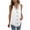 White, variant on Mrat Exercise Tank Tops Women's Sleeveless Solid Color V-Neck Lace Casual Fashion Loose Tank Tops Open Back Tank Tops for Women S-424 Sky Blue M