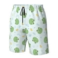 thumbnail image 5 of Kdxio Kawaii Frogs Pattern Mens Casual Shorts - Drawstring Summer Beach Sports Shorts for Men, 5 of 9