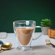 thumbnail image 4 of Wosthever Taza de café de vidrio, té de doble capa, leche transparente, cerveza con asa, restaurante, tazas de té sólidas, suministros para beber Mostrada 450ml Wosthever HA080473-02, 4 of 6