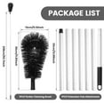 thumbnail image 2 of Txkrhwa Gutter Guard Cleaning Brush, Extendable Guard Cleaner Tool with 7 Splicing Aluminum Extension Poles, Long Splicing Gutter Cleaning Tools for Easy Removing Leaves and Debris Cleaner, 2 of 9