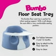 thumbnail image 2 of Bumbo Baby Foam Wide Floor Seat w/ Play Top Tray Attachment, Powder Blue, 2 of 11