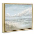 thumbnail image 2 of Stupell Industries Traditional Stormy Surf Beach View Gold Floating Frame Canvas Art, 21 x 17, by Georgia Janisse, 2 of 8