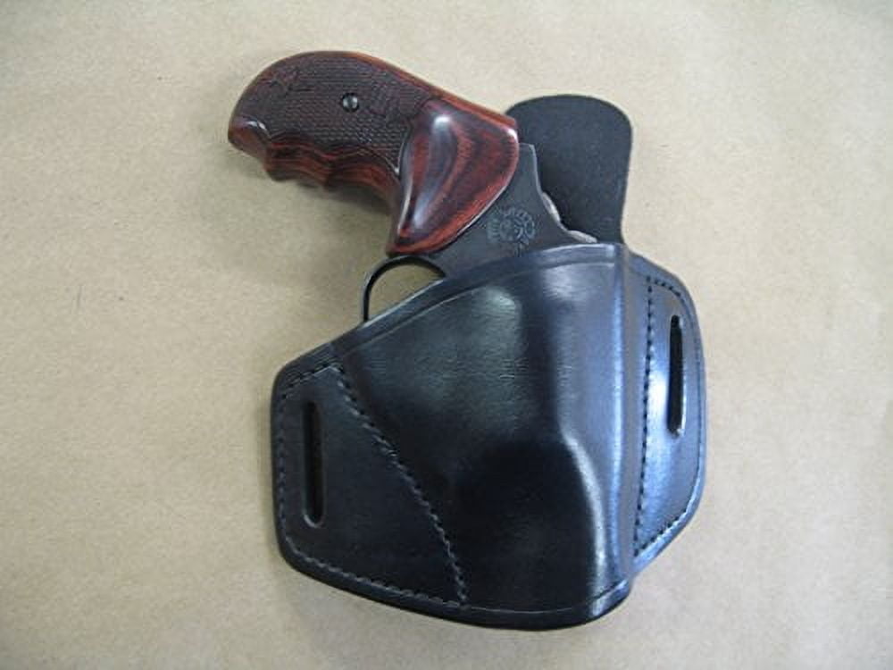 Smith & Wesson S&W J Frame Revolver Leather 2 Slot Molded...