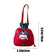 thumbnail image 3 of Fiudx Ofertas relámpago del día Bolsa de Navidad, 5 unidades, bolsa de regalo, bolso de mano, bolsa de regalo, bolsa de dulces, bolsa con cordón para Nochebuena, bolsa de dulces, bolsa para bocadillo, 3 of 6