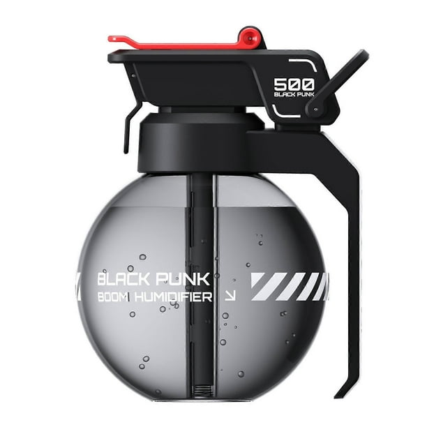 500ml Humidifiers for Office Grenade-Shape Cool Mist Humidifier Quiet Desktop Airs Moisturizer for Gaming Rooms