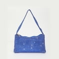 thumbnail image 3 of LQCrafK Women Evening Bags Rhinestone Clutch Purse Sparkly Cocktail Party Mini Handbag Cross Body Hobo Bag, 3 of 5