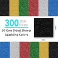 thumbnail image 2 of Cartulina Sanzix Black Glitter, 30 hojas, 30,5 x 30,5 cm, 300 g/m², 2 of 7