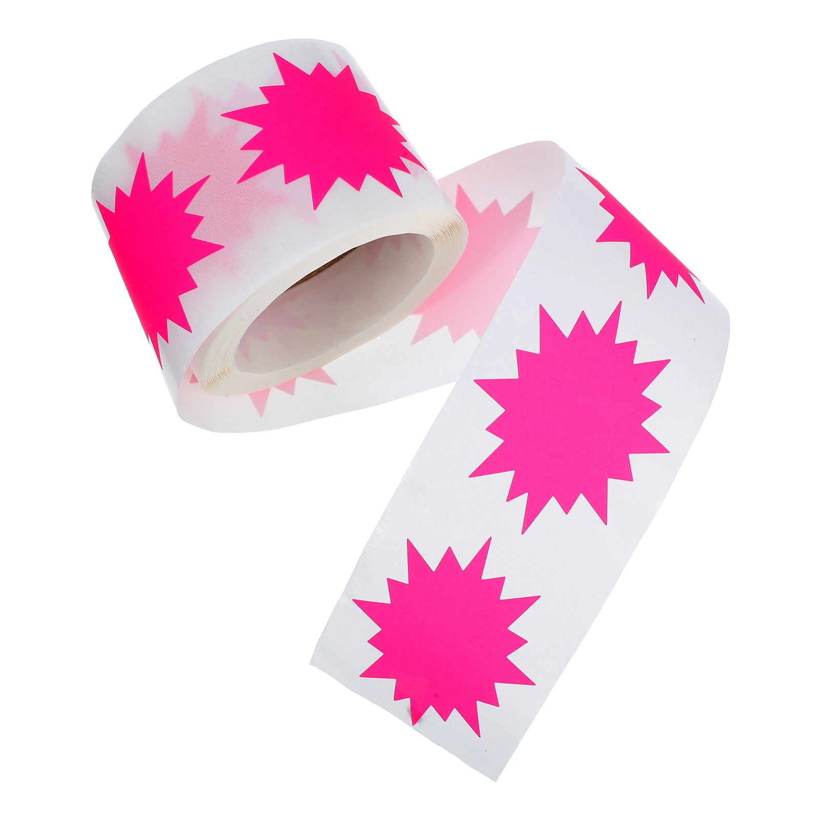 UPOUART Rosy Adhesive Price Stickers with Writable for Retail Home and Office Organization Labels